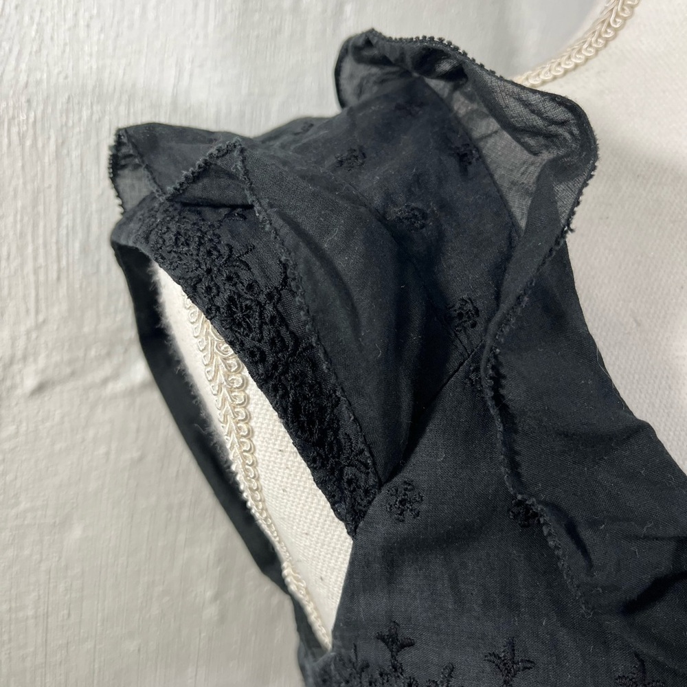 J. CREW LITTLE BLACK DRESS WITH RUFFLE DETAIL - Picture 16 of 16